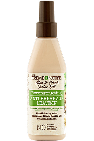 Creme of Nature Aloe & Black Castor Oil Anti-Breakage Leave-In (8 oz) #152
