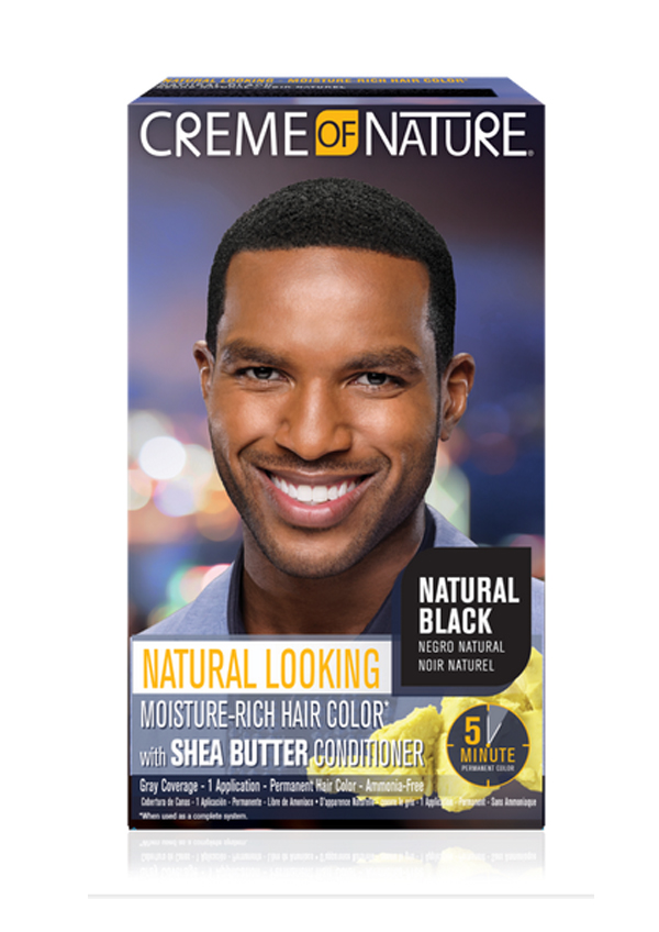 [CRN77001] Creme of Nature Men's Liquid Hair Color #Natural Black #42
