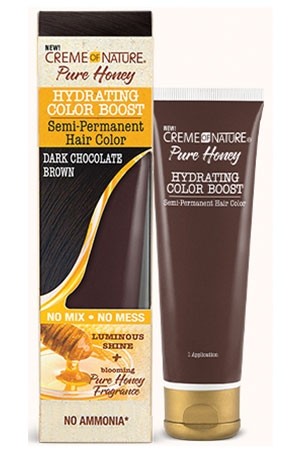 [CRN00156] Creme of Nature Semi Perm Hair Color -Dark Chocolate Brown (3 oz) #128