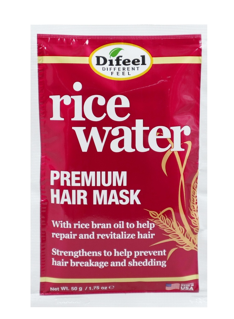 Difeel Rice Water Premium Hair Mask (1.75 oz/12pc) #265