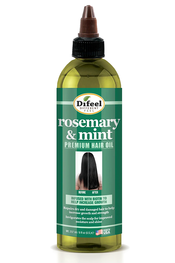 Difeel Rosemary & Mint Premium Hair Oil (8 oz) #202