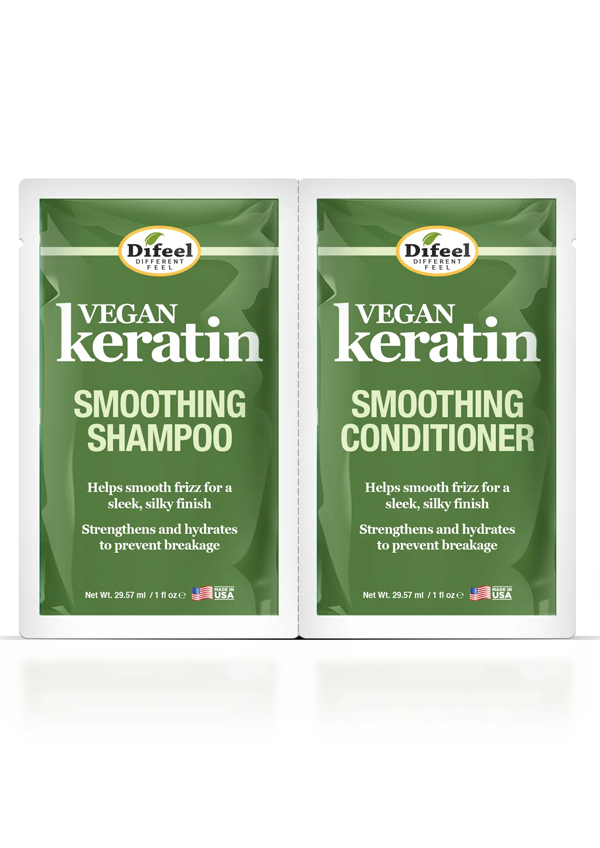 [DIF31618] Difeel Vegan Keratin Shampoo & Conditioner Pack (2 oz/dz) #230