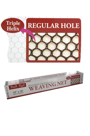 [DON22491] Donna Bulk Roll Weaving Net 19"*18ft #22491 Black-ea