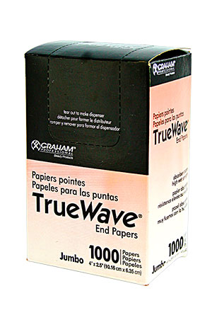 True Wave 1000 Jumbo End Papers (4"x2.5") #26067 - bx