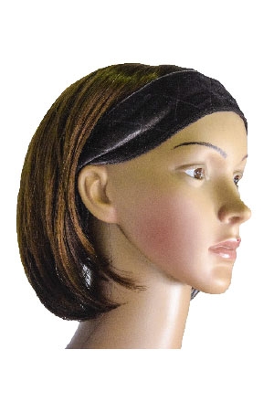 Donna Velvet Wig Band #22562(Brown)-dz