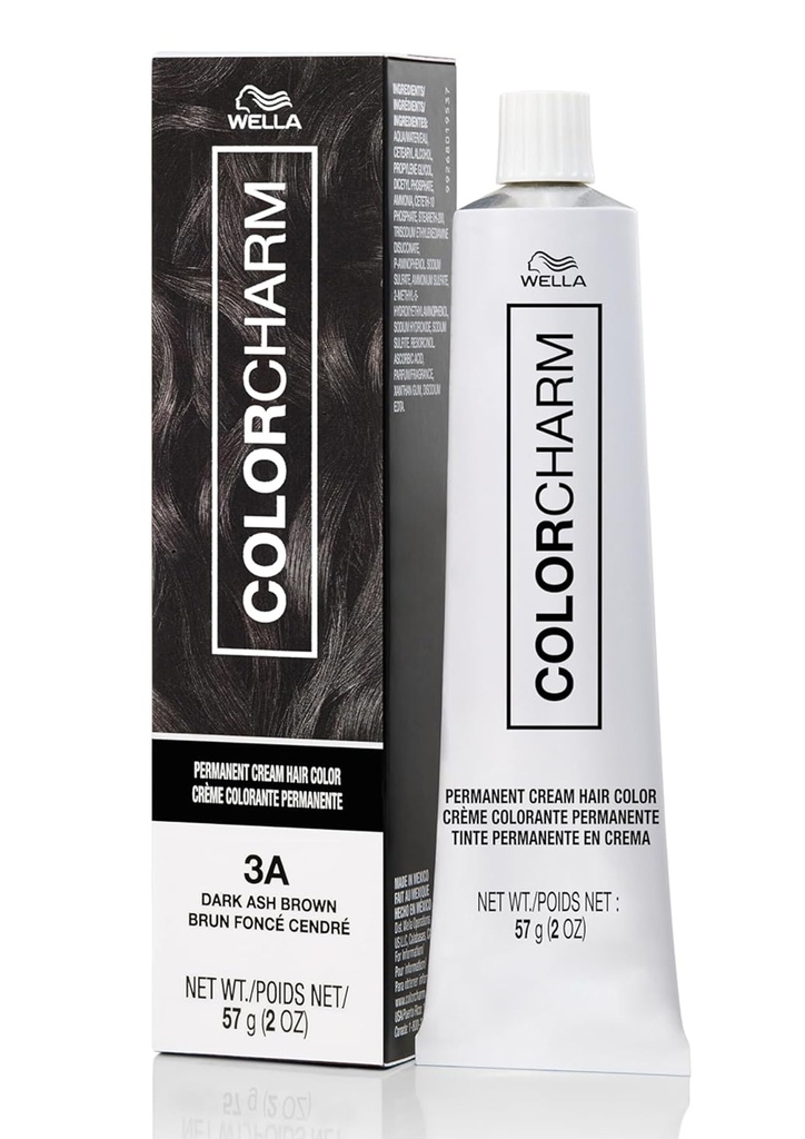 Wella Color Charm Crème Hair Color #3A (Dark Ash Brown) -pc