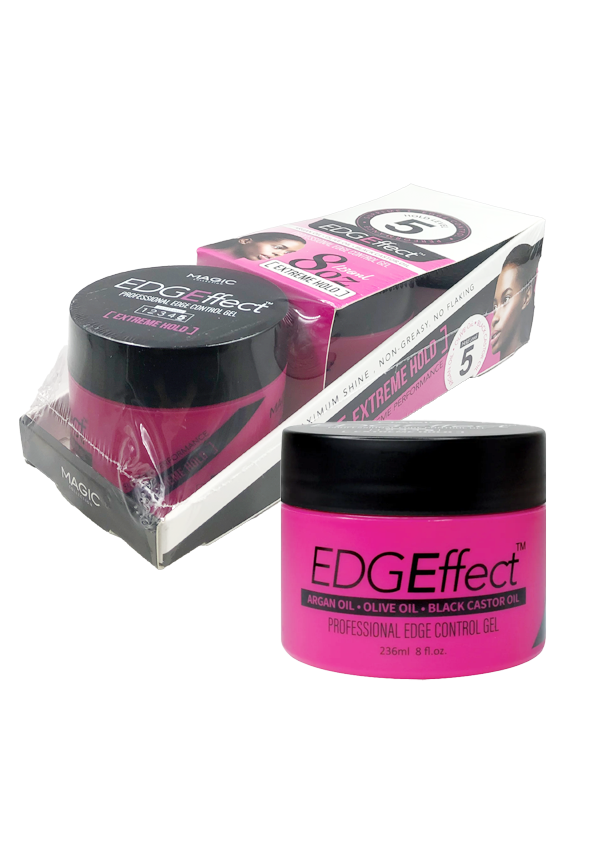 [MC24477] EDGEffect Edge Control Gel_Extreme Hold/Argan Oil #EEF0018(8oz) #3 -pc