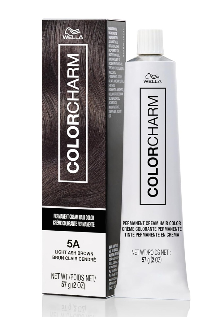 Wella Color Charm Crème Hair Color #5A (Light Ash Brown) -pc
