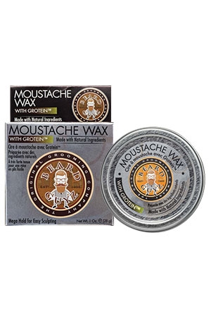 Beard Guyz Natural Moustache With Grotein(1oz) #10