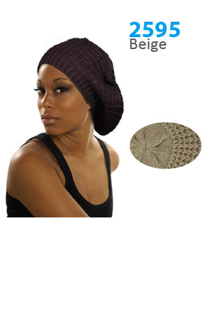 Winter Hat #2595 Beige - pc