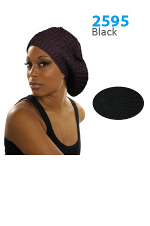 Winter Hat #2595BK - pc [Black]
