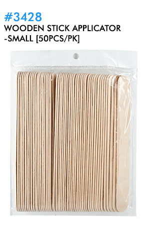Wooden Stick Applicator -Small [50pcs/pk] #3428 -pk(1pack)
