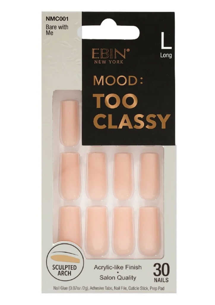 [EBN68243] Ebin Nail Mood: Too Classy - Bare with Me #NMC001 (L)