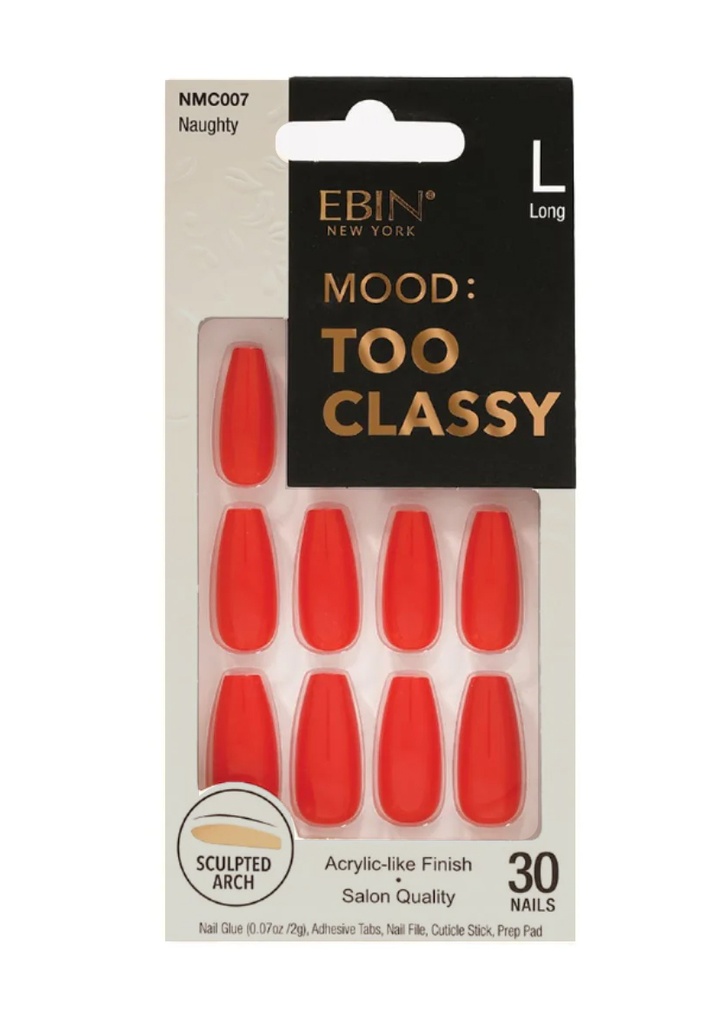 Ebin Nail Mood: Too Classy - Naughty #NMC007 (L)