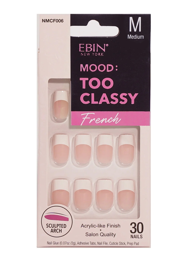 Ebin Nail Mood: Too Classy French - 006 #NMCF006 (M)