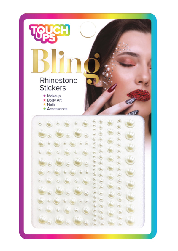 TouchUps Rhinestone Stickers Pearls #BLG007-dz