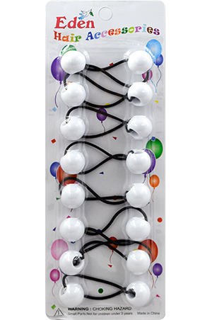 Eden 20mm Hair Ball - White #LB20W-pk