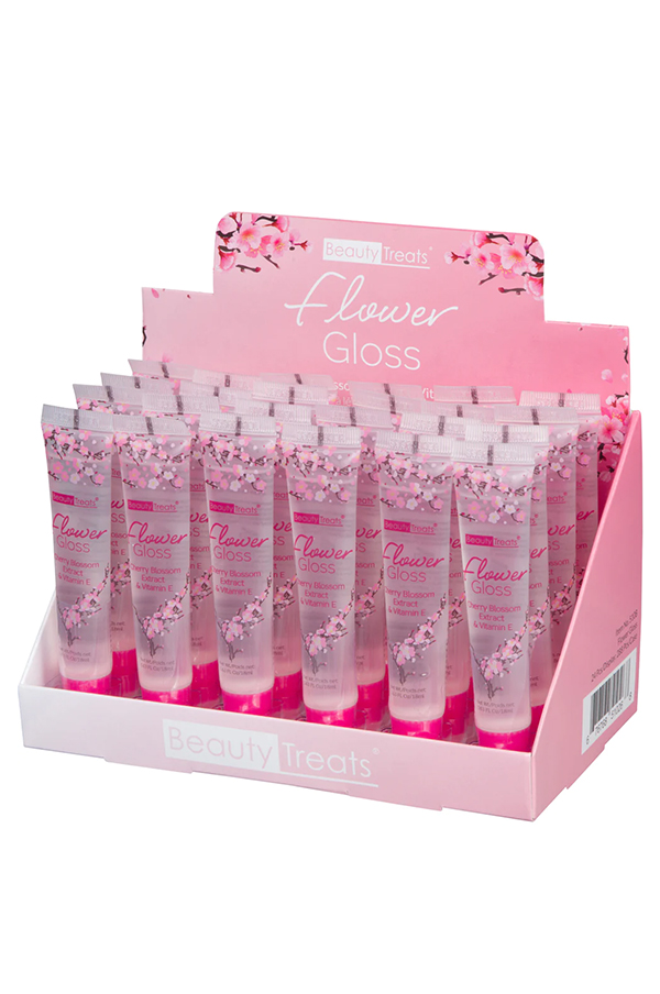 Beauty Treats Cherry Blossom Lip Gloss(24pc/ds)[510B]#119