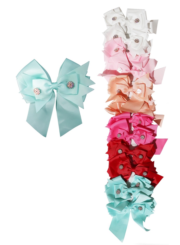Eden Bow Hair Accessory #64900A Assorted -dz