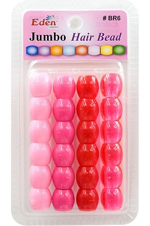 Eden Jumbo Blister Bead-Pink Tone(24ea/pk) #BR6-PNK6 -pc