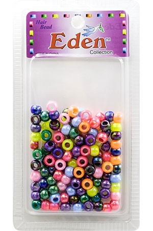 Eden SM Blister Round Bead-AB Asst #BR2AAB -pk