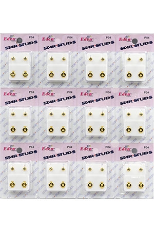 [EDN62104] Eden Star Studs Birthstone Diamond[Gold]#P04-dz