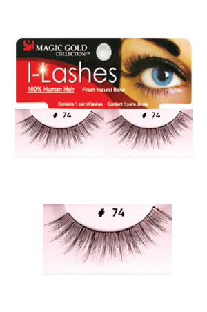 [MG91870] Eyelashes #74 Black (Magic Gold)