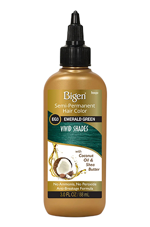 Bigen Semi-Permanent Color Vivid Shades #EG3 EmeraldGreen#21