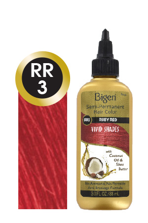 Bigen Semi-Permanent Color Vivid Shades #RR3 Ruby Red #15