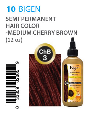Bigen Semi-Permanent Hair Color #ChB3 Medium Cherry Brown#10