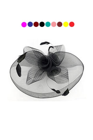 Fascinator Hat with Clip On#7596[ASST] - pc