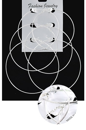 [MG94960] Fashion Jewelry Earring #4960SIL- dz