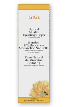 [GIG00610] GiGi Natural Muslin Epilating Strips(3" x 9")-100pk#7