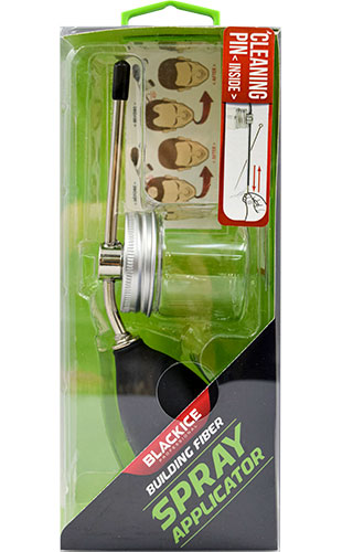 Black Ice Fiber Spray Applicator#BIC003-pc
