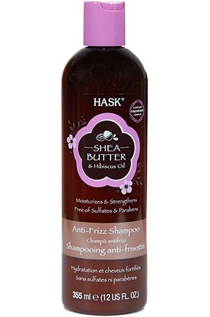 Hask Anti-Frizz Shampoo-Shea & Hibiscusl(12oz) #99