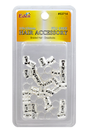 Eden Blister(10x10mm) FiliGree Tube _ Silver #53714(#53713S) - pk