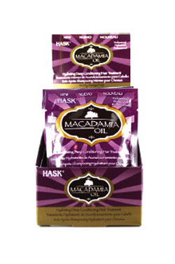 Hask Hair Treatment Pack-Macadamia Oil (1.75oz/12pk/ds)#33