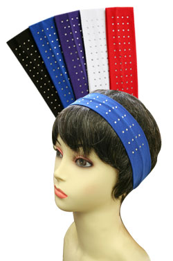 Head Band w/ Stone #1917 Asst -dz