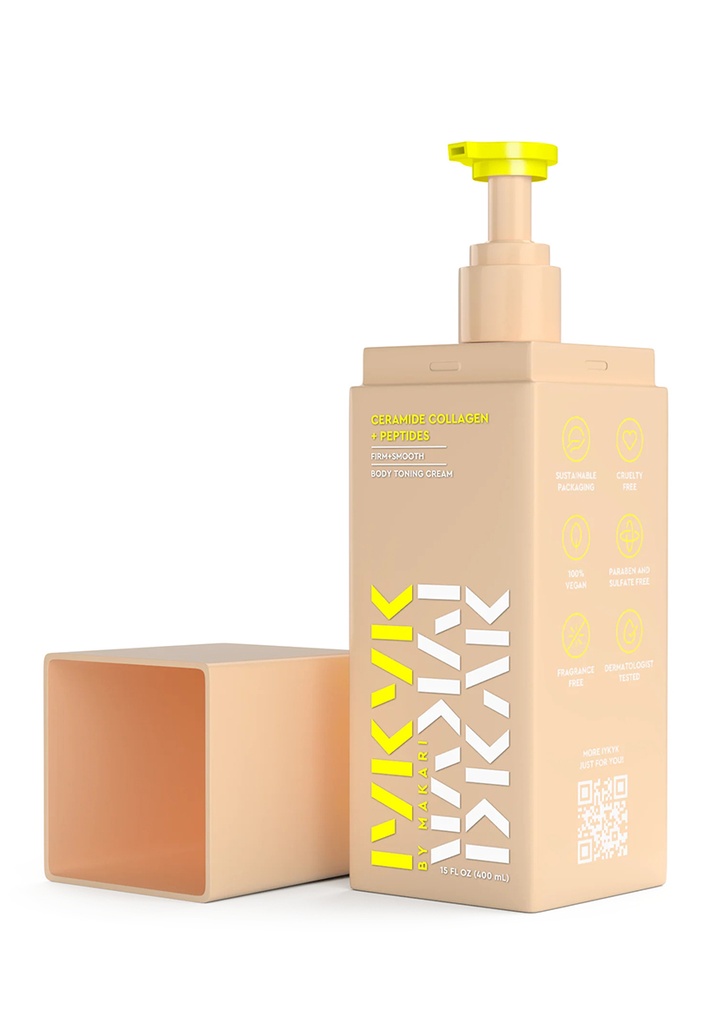 [MAK84340] IYKYK Ceramide Collagen+Peptides Body Toning Cream (15 oz) #93