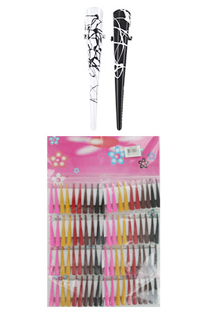 Kids Hair Long Clip #4053 [80pcs/pk] -pk