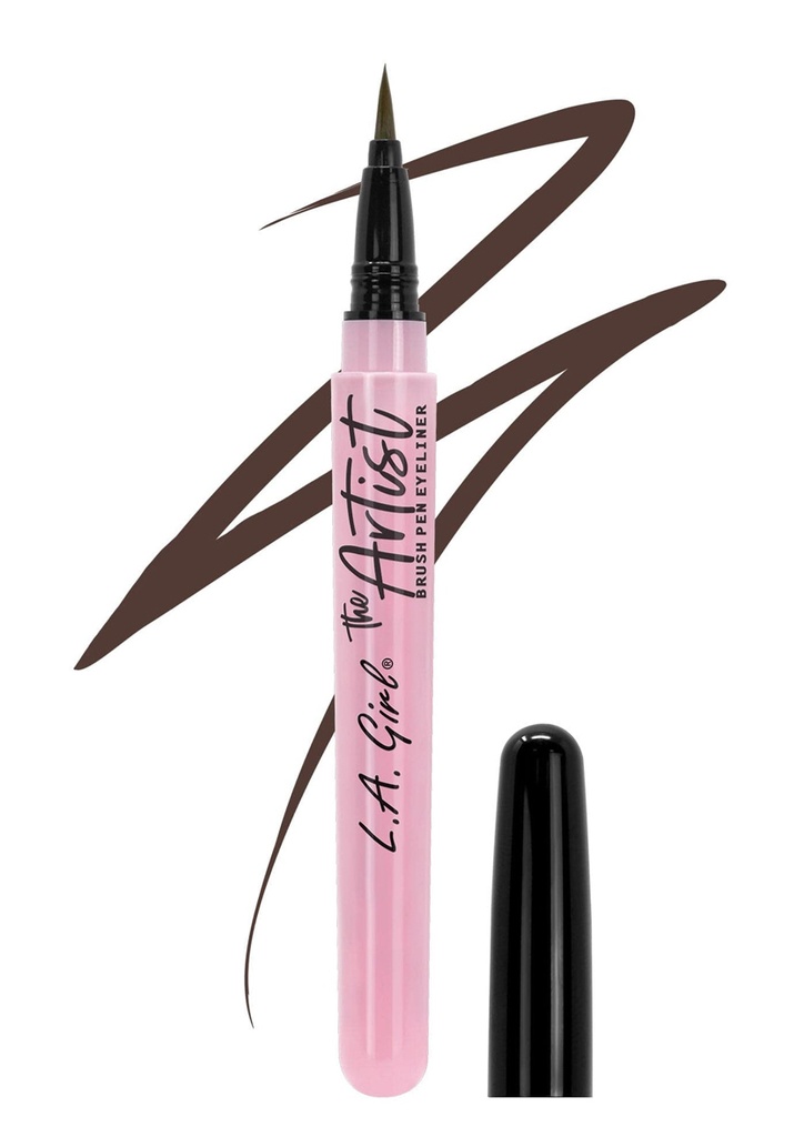 [GLE739] L.A. Girl The Artist Brush Pen Eyeliner -pc (Chocolate Brown)