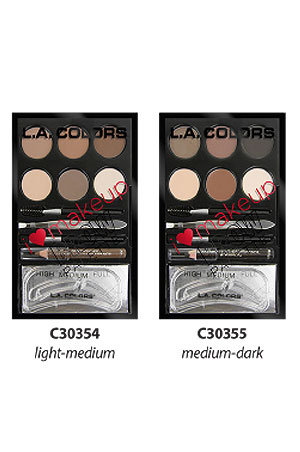 L.A Colors I heart Makeup-Brow Promo #C30354 Light-Medium