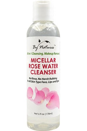 By Natures Micellar Rose Water Cleanser(6oz) #46