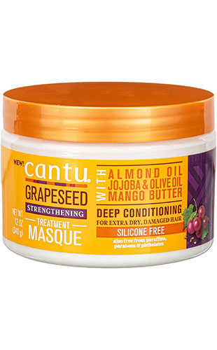 Cantu Grapeseed Stren.Deep Condi.Treat. Masque (12 oz) #103