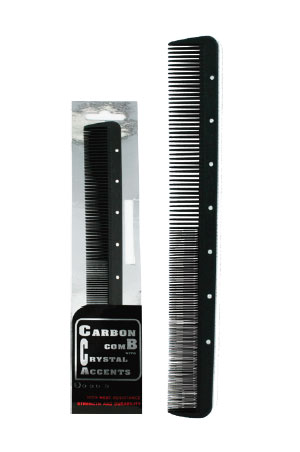 Carbon Comb w/ Crystal Cutting #3779