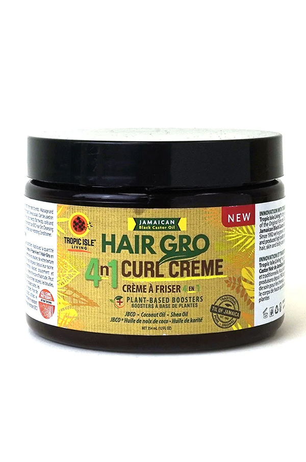 Tropic Isle Jamaican Black Castor Oil Hair Gro 4n1 Curl Creme (12 oz) #41