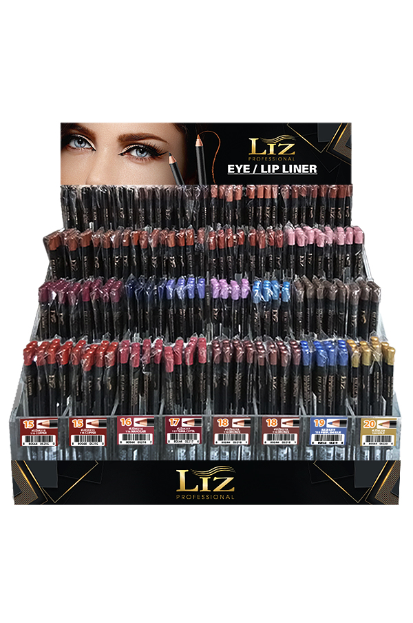 LIZ EYE/LIP Liner Display (32 colors x 12 pc)  #LIZ05200
