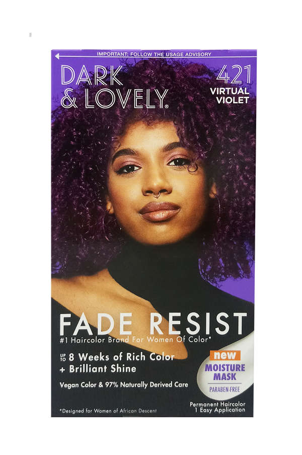 Dark & Lovely Fade Resist Hair Color #421 Virtual Violet