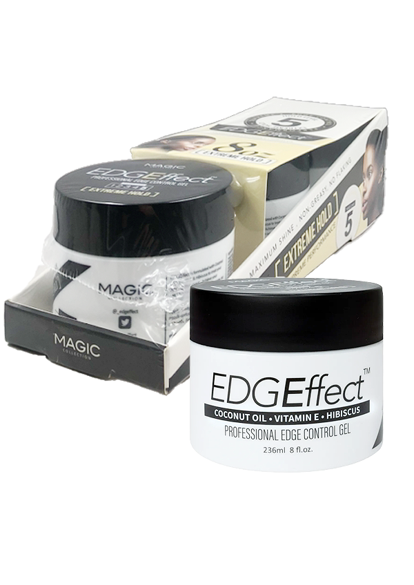 EDGEffect Edge Control Gel_Extreme Hold/Coconut Oil #EEF0068(8oz)#8-pc