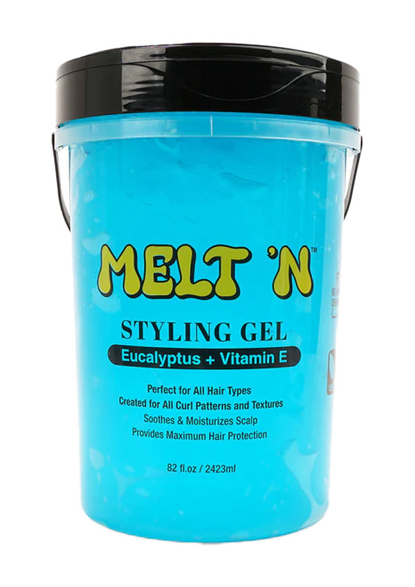 EBIN MELT’N Styling Gel -Blue Eucalyptus+Vit.E (82 oz/2423 ml) #257